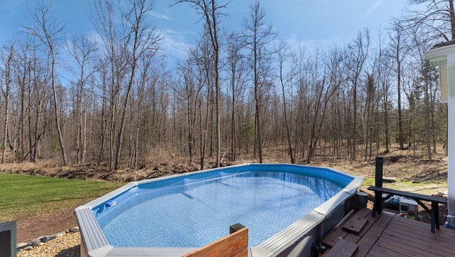 65770 Big Pine Rd, Finlayson, MN 55735 - view of pool featuring a lawn