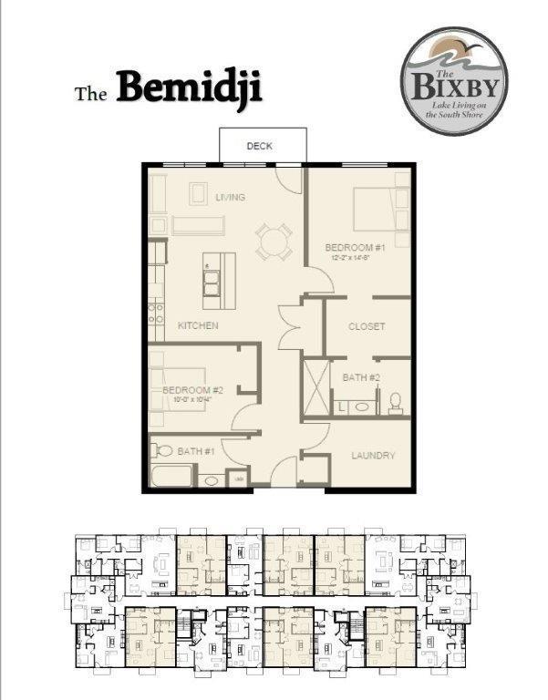 715 Lake Shore Dr NE Unit 105, Bemidji, MN 56601 - property floor plan