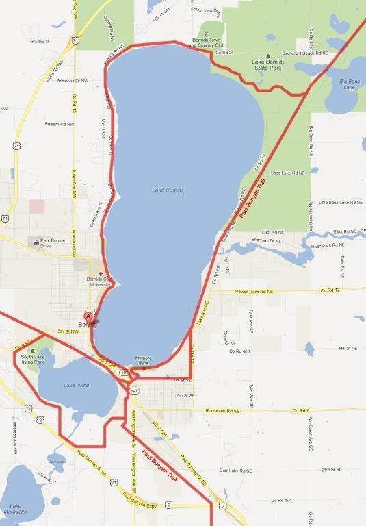 715 Lake Shore Dr NE Unit 105, Bemidji, MN 56601 - map / location