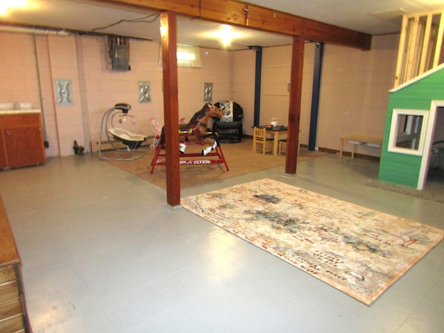 318 3rd St, Dawson, MN 56232 - finished basement with electric panel
