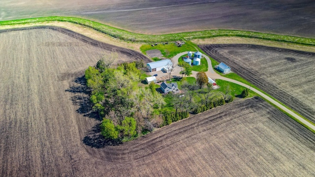 aerial view of sparsely populated area