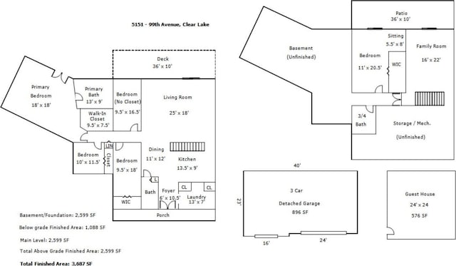 5151 99th Ave, Clear Lake, MN 55319 - property floor plan