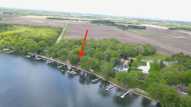 5151 99th Ave, Clear Lake, MN 55319 - overview of rural landscape with a large body of water and a tree filled landscape