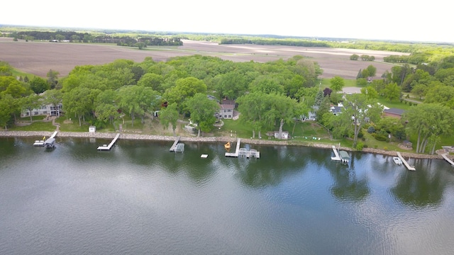 5151 99th Ave, Clear Lake, MN 55319 - aerial view of a large body of water and a tree filled landscape