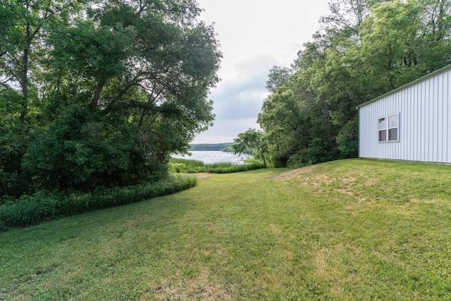 15126 Tumuli Rd, Dalton, MN 56324 - view of grassy yard with a water view