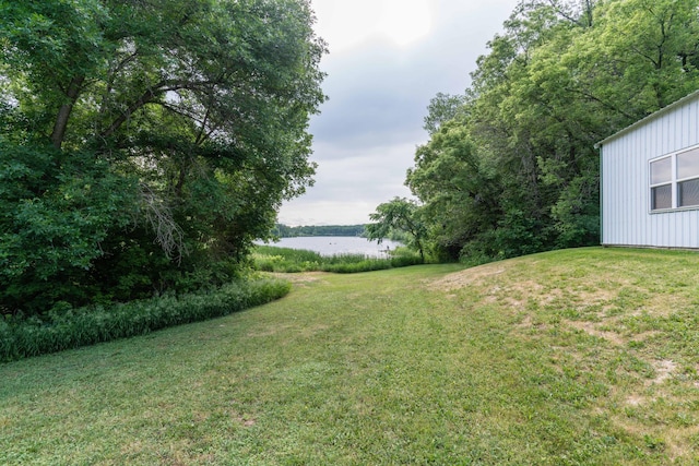 15126 Tumuli Rd, Dalton, MN 56324 - view of green lawn with a water view