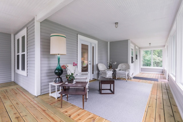 15126 Tumuli Rd, Dalton, MN 56324 - view of wooden deck