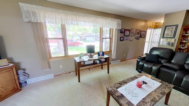 109 Gray Pl W, Marshall, MN 56258 - carpeted living room featuring baseboards