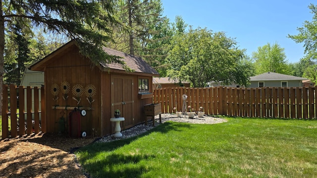 109 Gray Pl W, Marshall, MN 56258 - view of yard with an outdoor structure and a storage unit