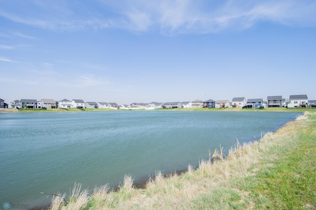 water view with nearby suburban area
