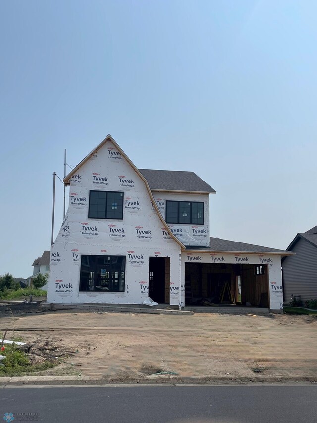 8820 Northern Lights Ave, Fargo, ND 58047 - property in mid-construction with an attached garage