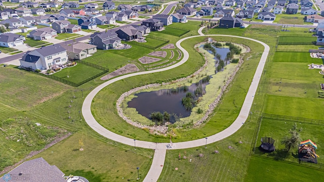 8820 Northern Lights Ave, Fargo, ND 58047 - aerial view of property and surrounding area with a nearby body of water and nearby suburban area