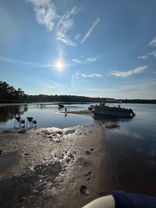2132 295th Ave, Luck, WI 54853 - dock area featuring a water view