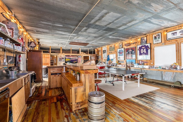 2132 295th Ave, Luck, WI 54853 - rec room featuring wood-type flooring