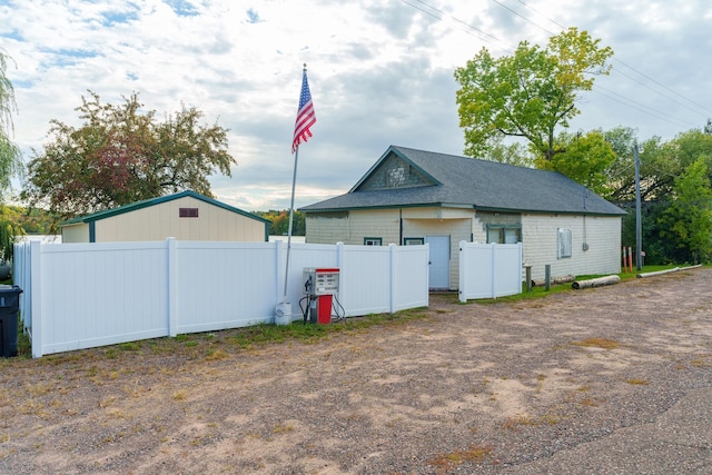 2132 295th Ave, Luck, WI 54853 - view of front of home with fence