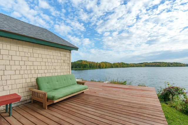 2132 295th Ave, Luck, WI 54853 - dock area featuring a water view