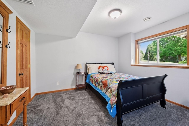 2011 Silver St, Waconia, MN 55387 - carpeted bedroom featuring baseboards and a textured ceiling