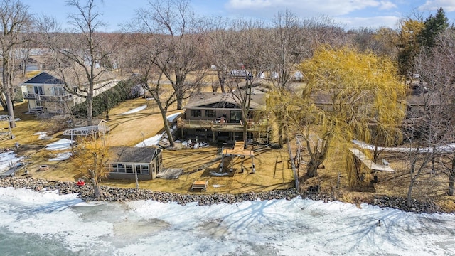 1683 Hansack Ave NE, Saint Michael, MN 55376 - view of snowy aerial view