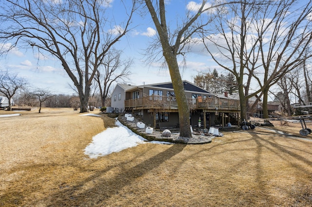 1683 Hansack Ave NE, Saint Michael, MN 55376 - back of property featuring a deck