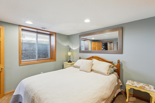1683 Hansack Ave NE, Saint Michael, MN 55376 - bedroom with carpet flooring, baseboards, and recessed lighting