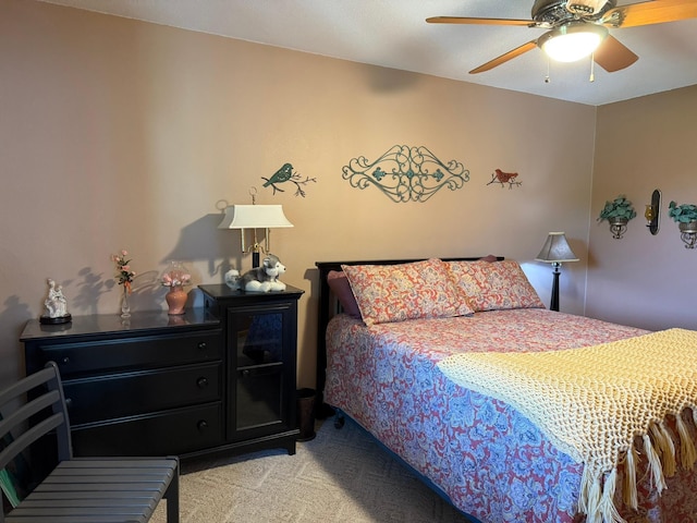 522 Delaware St SW, Lonsdale, MN 55046 - bedroom featuring light carpet and ceiling fan