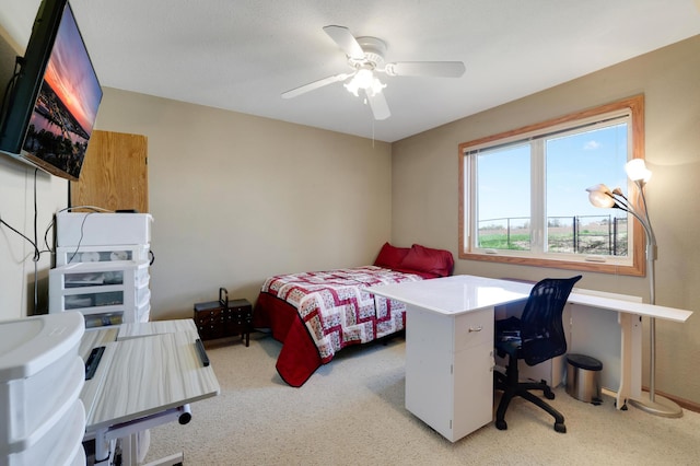 4954 Jeffers Ct, Lonsdale, MN 55046 - carpeted bedroom featuring ceiling fan