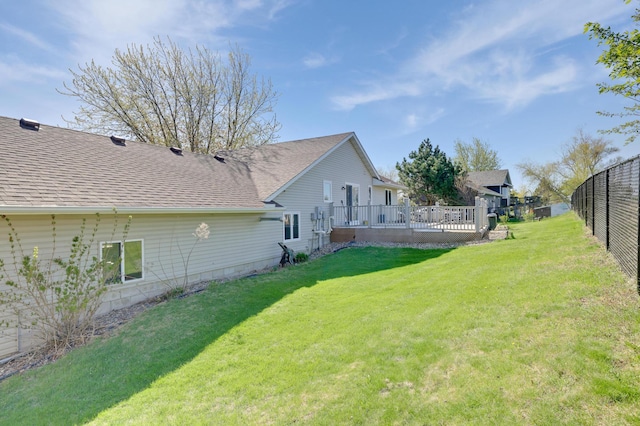 4954 Jeffers Ct, Lonsdale, MN 55046 - view of yard featuring a deck