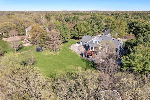 19776 214th Ave NW, Big Lake Twp, MN 55309 - aerial view of property and surrounding area with a forest