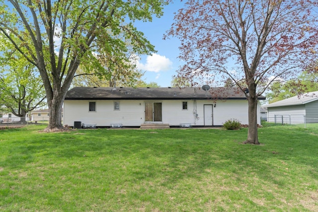 view of back of property