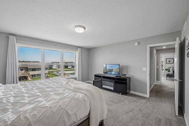 104 Hummingbird Way, Delano, MN 55328 - carpeted bedroom with baseboards and a textured ceiling
