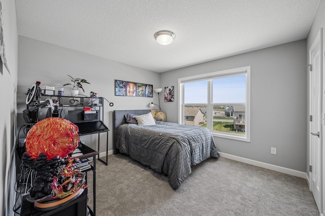 104 Hummingbird Way, Delano, MN 55328 - carpeted bedroom featuring baseboards and a textured ceiling