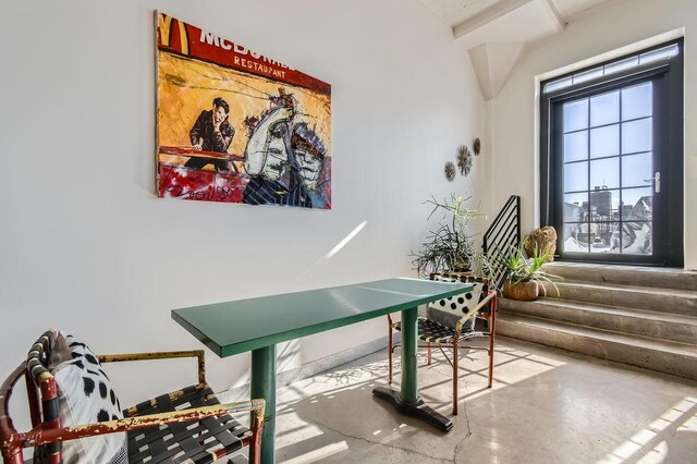 730 Stinson Blvd Unit 205, Minneapolis, MN 55413 - office area featuring finished concrete floors