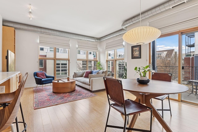 2845 Colfax Ave S Unit W202, Minneapolis, MN 55408 - dining area with light wood finished floors
