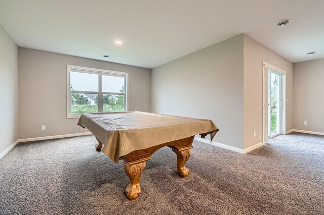 6168 Quenroe Ave NE, Otsego, MN 55330 - game room featuring carpet flooring and pool table