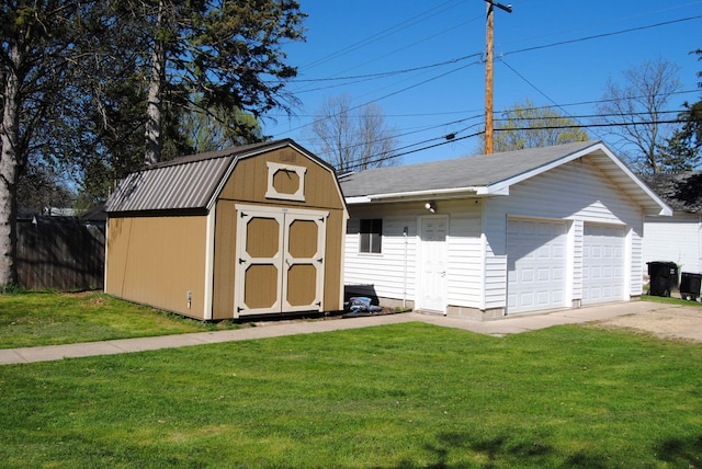 view of outbuilding with an outdoor structure