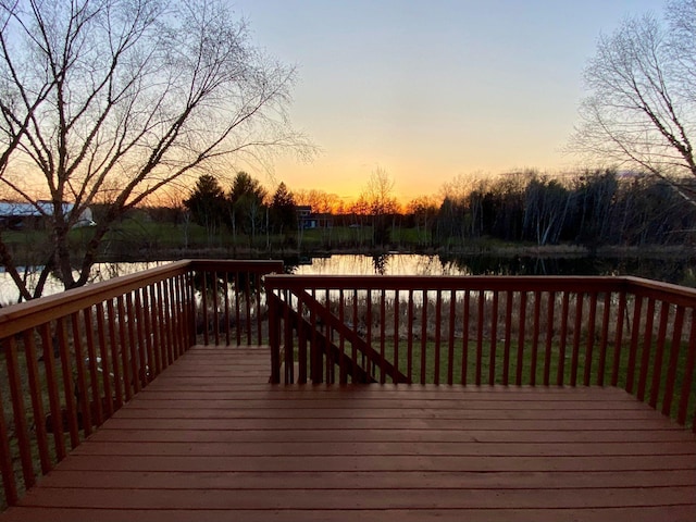 2607 226th Ln NW, Oak Grove, MN 55005 - deck featuring a water view