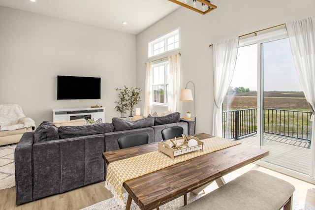 18122 Garland Path, Lakeville, MN 55044 - living room with light wood-style flooring and recessed lighting