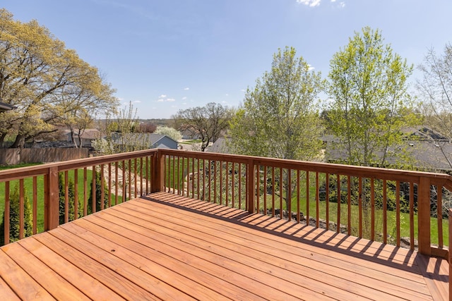 view of deck