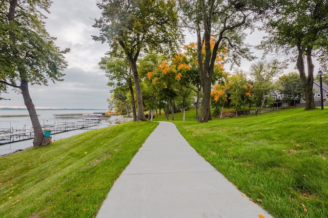 2520 Le Homme Dieu Hts NE Unit 2, Alexandria Twp, MN 56308 - view of home's community featuring a water view and a yard