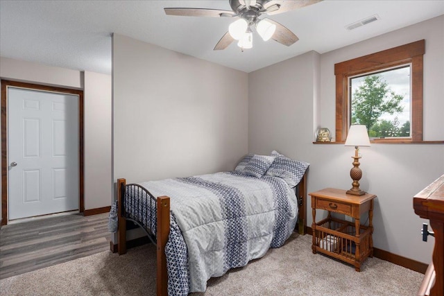 1704 156th St, Erin Prairie Twp, WI 54017 - bedroom featuring carpet and ceiling fan