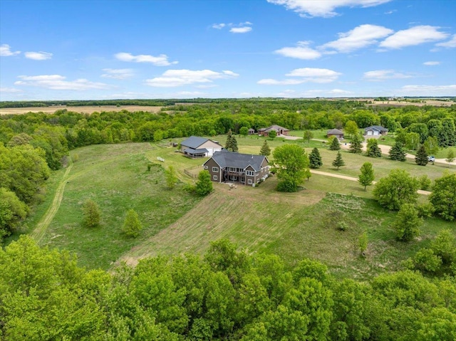 1704 156th St, Erin Prairie Twp, WI 54017 - aerial view of property's location featuring rural landscape