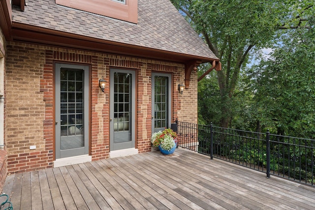 view of deck