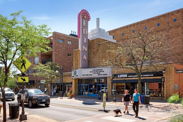 view of commercial property