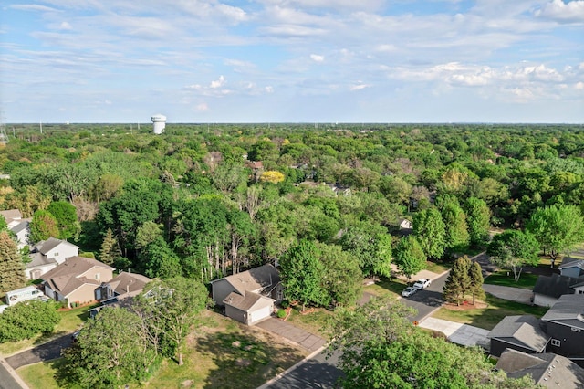 13367 Martin St NW, Andover, MN 55304 - aerial view of property's location featuring a heavily wooded area and nearby suburban area