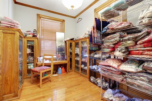 view of storage room