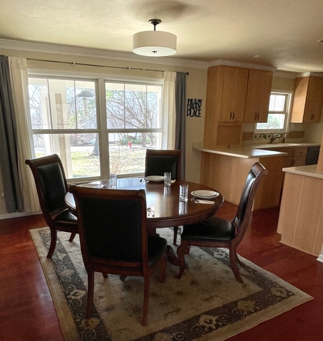 3918 Willmatt Hl, Minnetonka, MN 55305 - dining space featuring dark wood-type flooring
