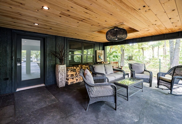 20380 Crystal Springs Loop, Harris Twp, MN 55744 - sunroom / solarium with an outdoor living space
