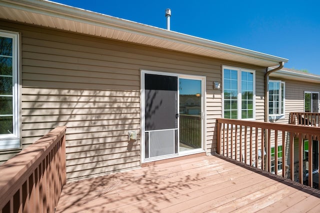 view of deck