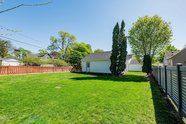 view of yard