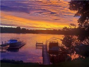 1555 Bluebird Ln, Mound, MN 55364 - dock area with a water view